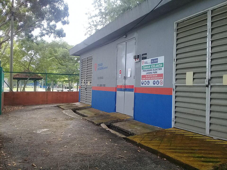 Distribution substation yard