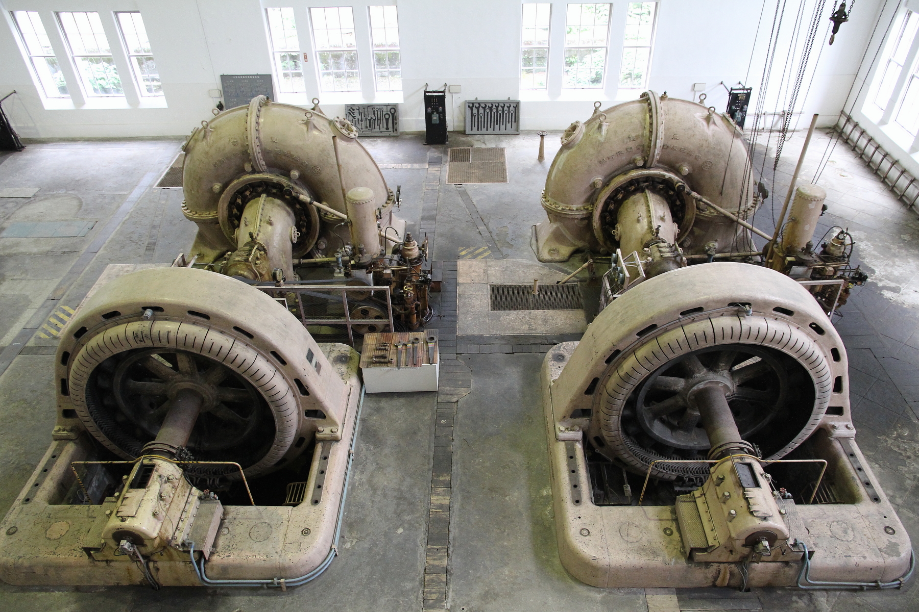 Generator of Yaotsu Old Power Plant